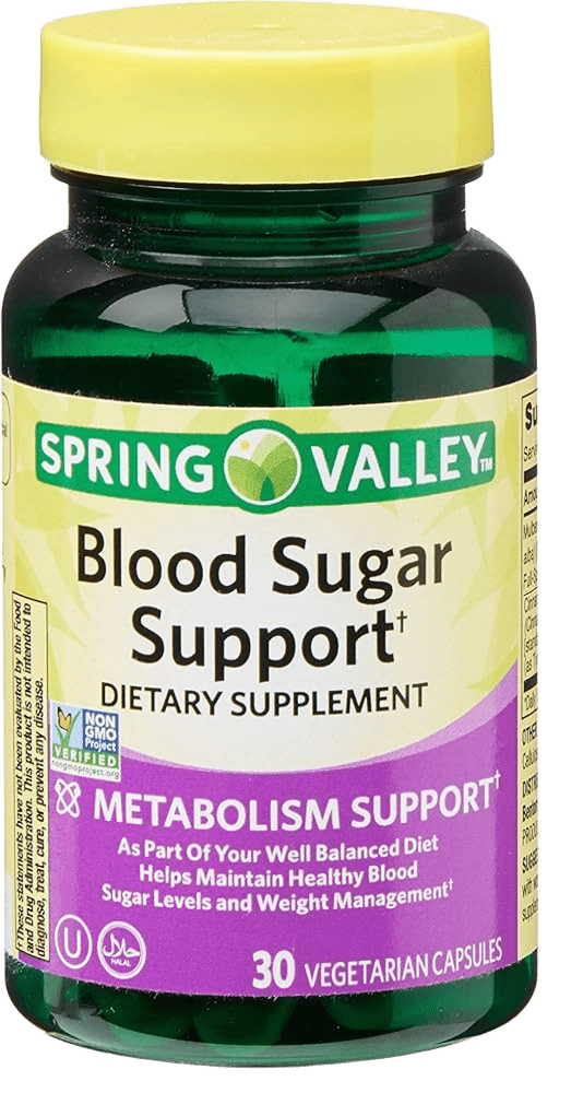 Spring Valley Blood Sugar Support – 30 vegetarian capsules